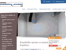 Tablet Screenshot of kopalnice-prodaja.si